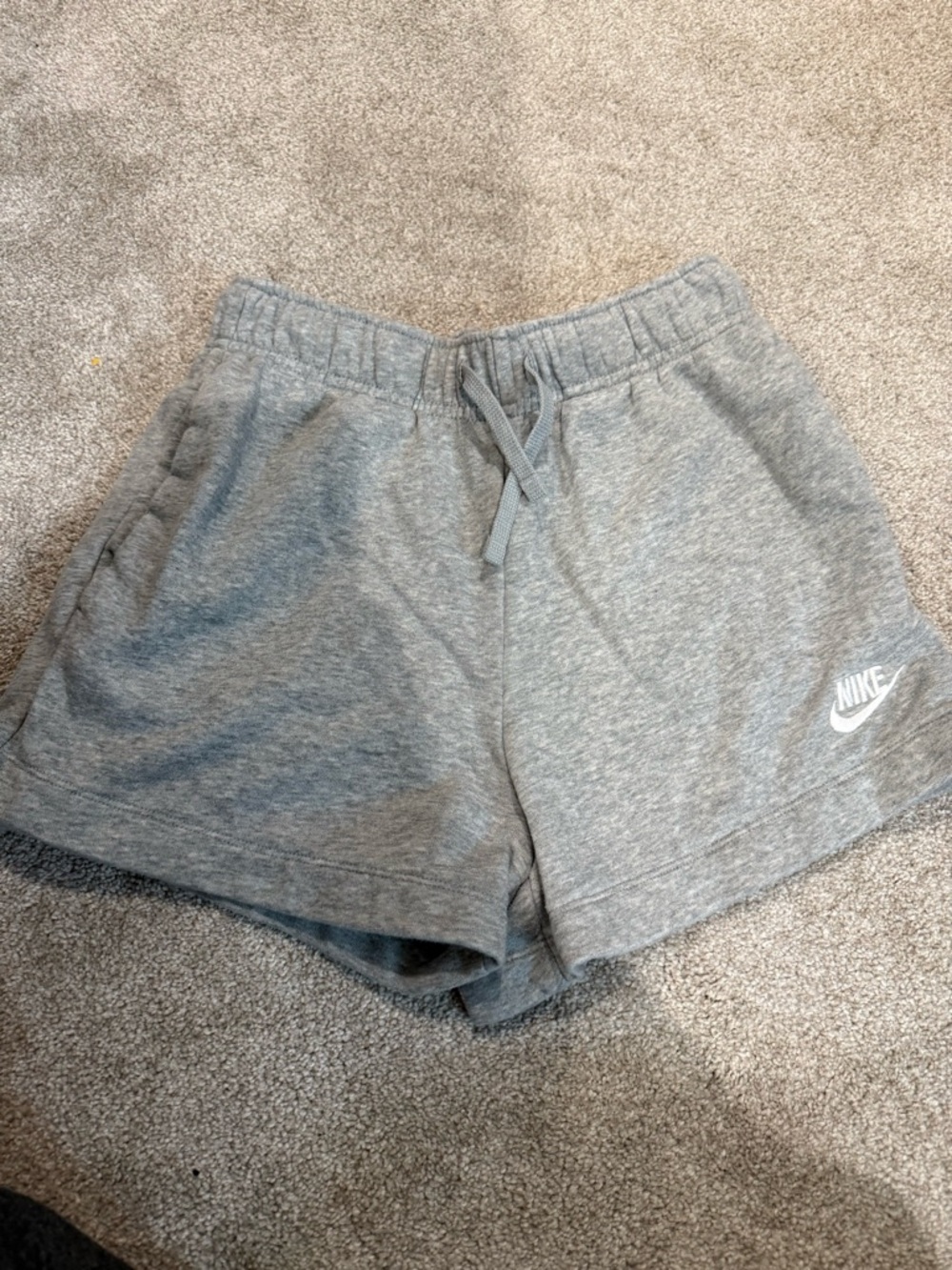 Nike Women's Gray Athletic Drawstring Shorts